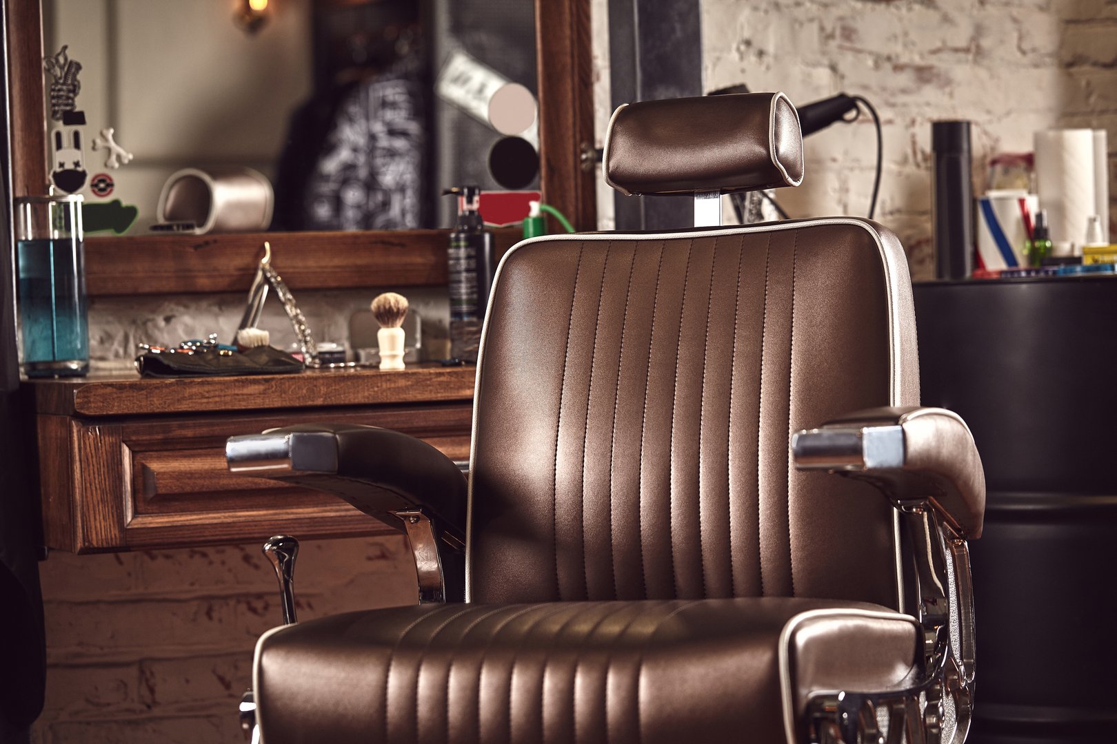 Barbershop interior