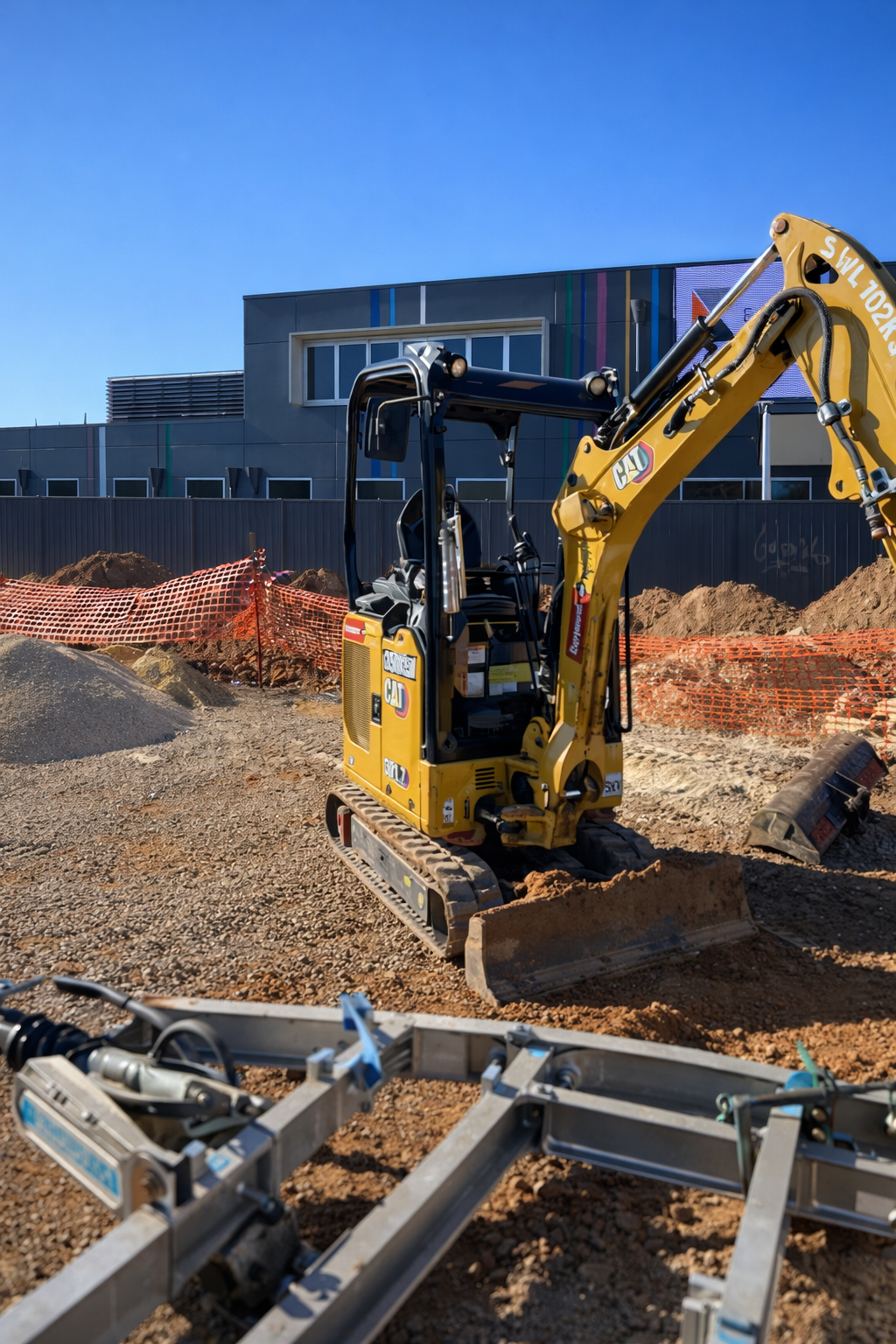 Plumbing excavation work commercial site Adelaide