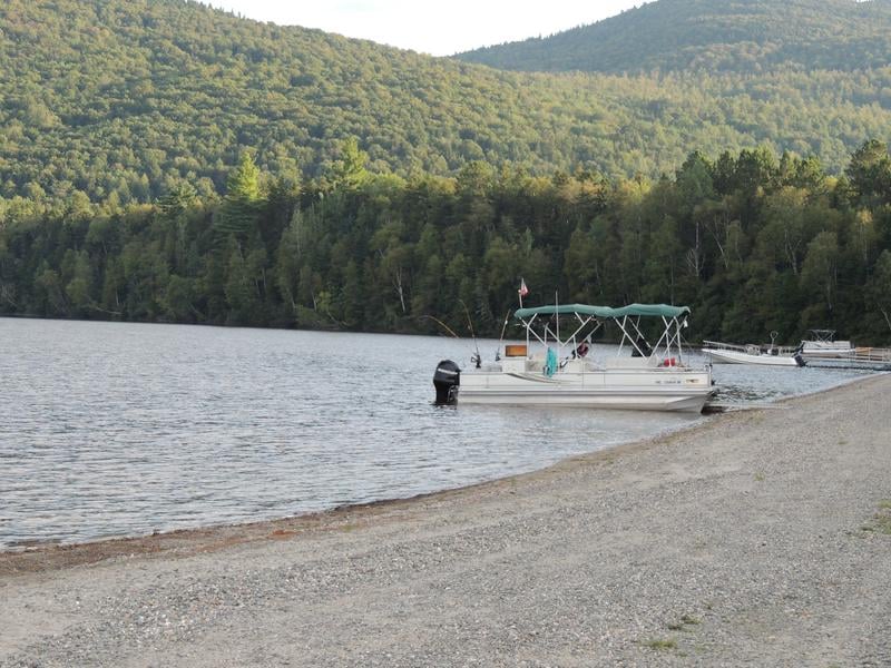 Private Beach at Natanis Point Campground