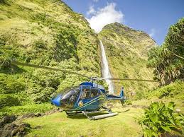 Private waterfall helicopter tour Hawaii