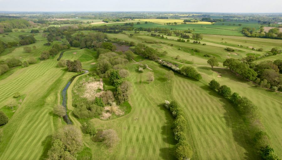 Barnham Broom Golf Hotel & Spa Norfolk championship resort aerial view