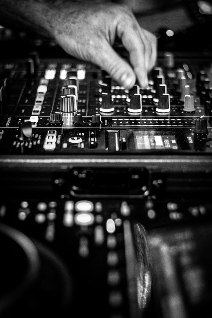 Professional sound and lighting equipment