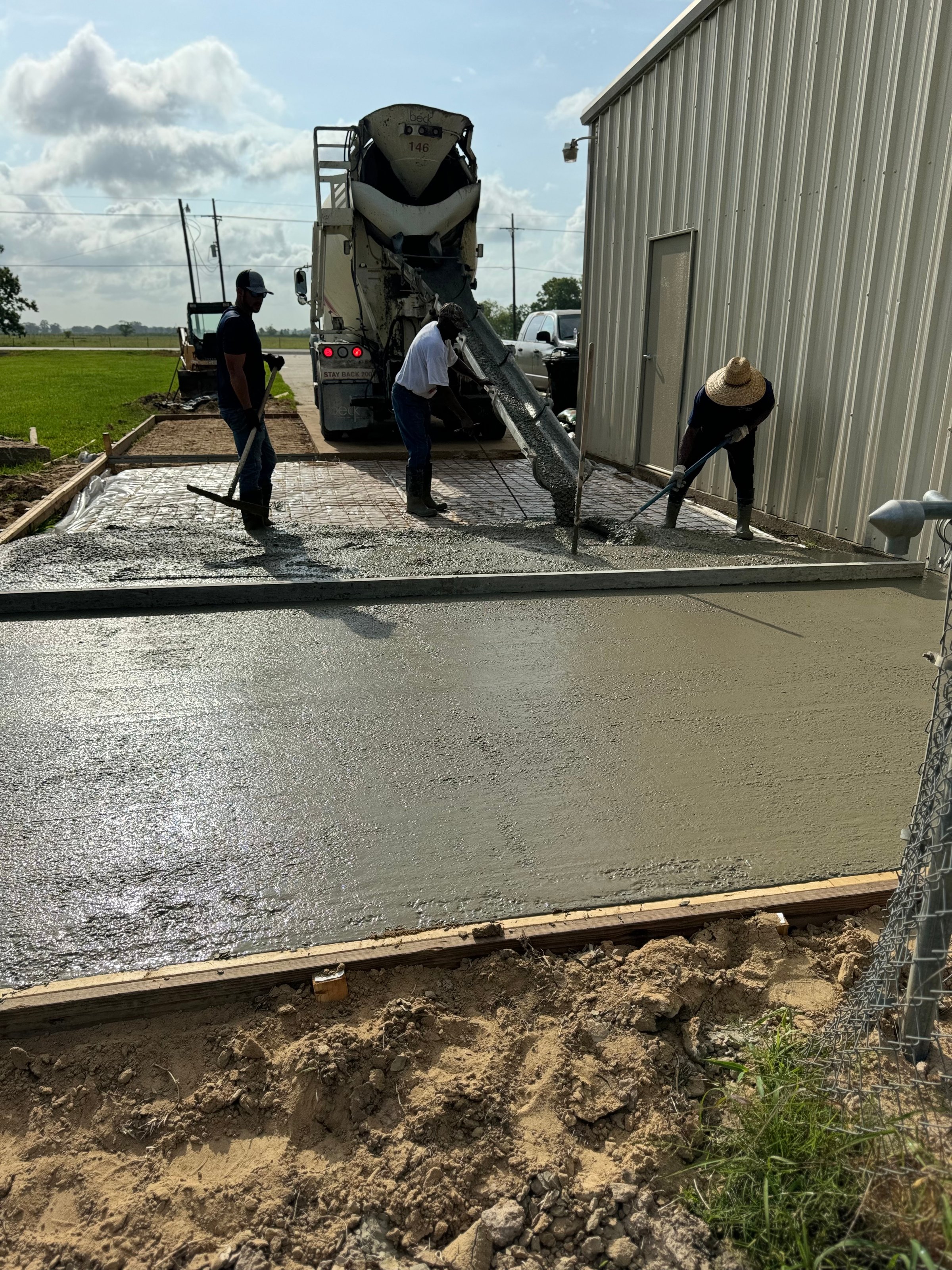 Tradic Contractors equipment and site work