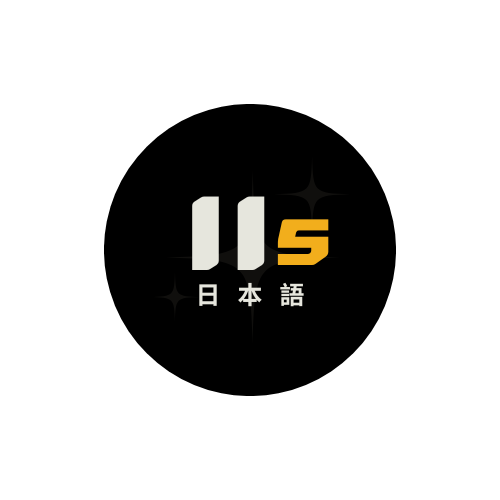 Logo with stylized letters forming M S in black and yellow, with Japanese text beneath on a black background.