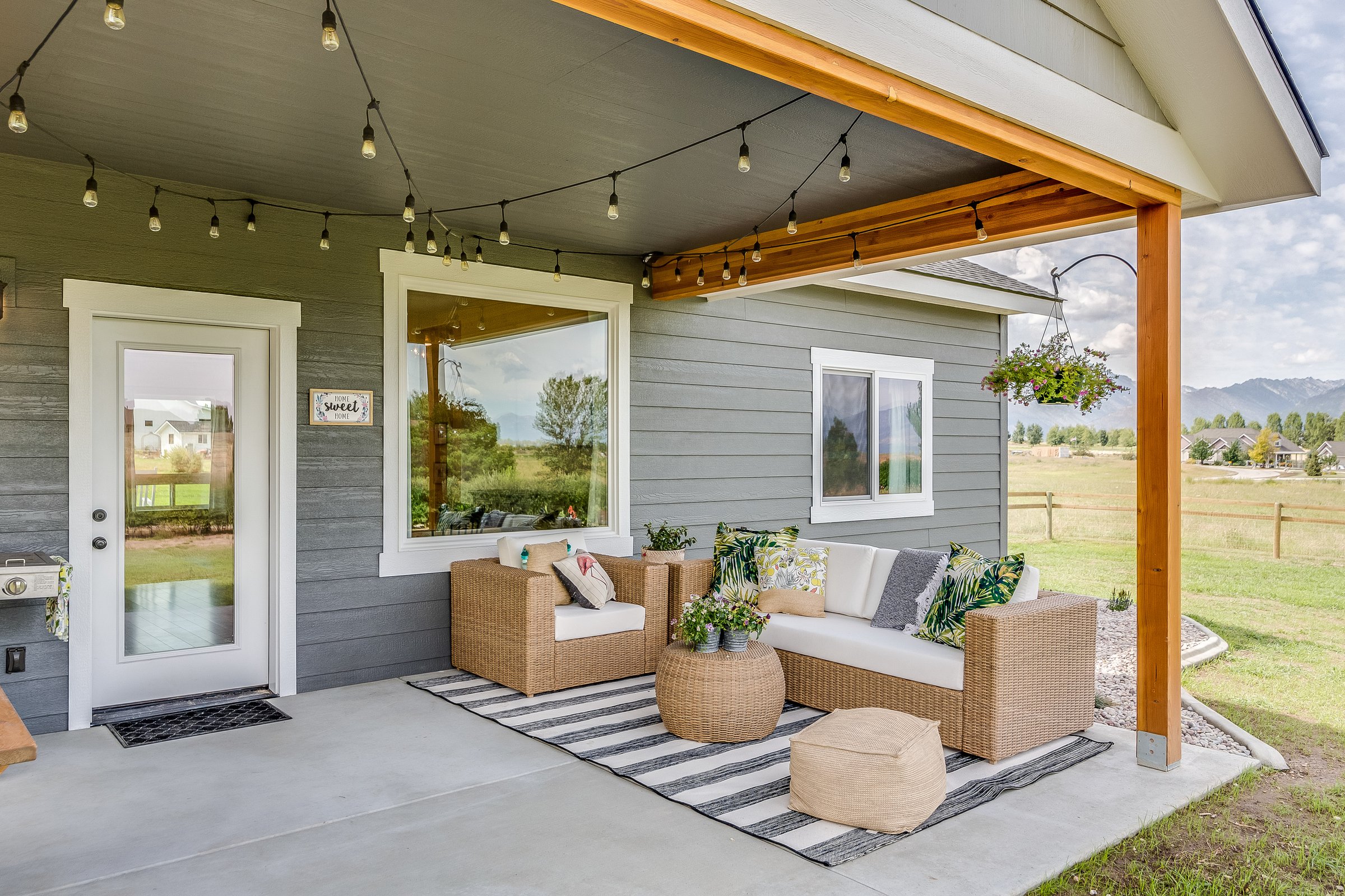 Homeowner's dream of backyard entertaining and open space