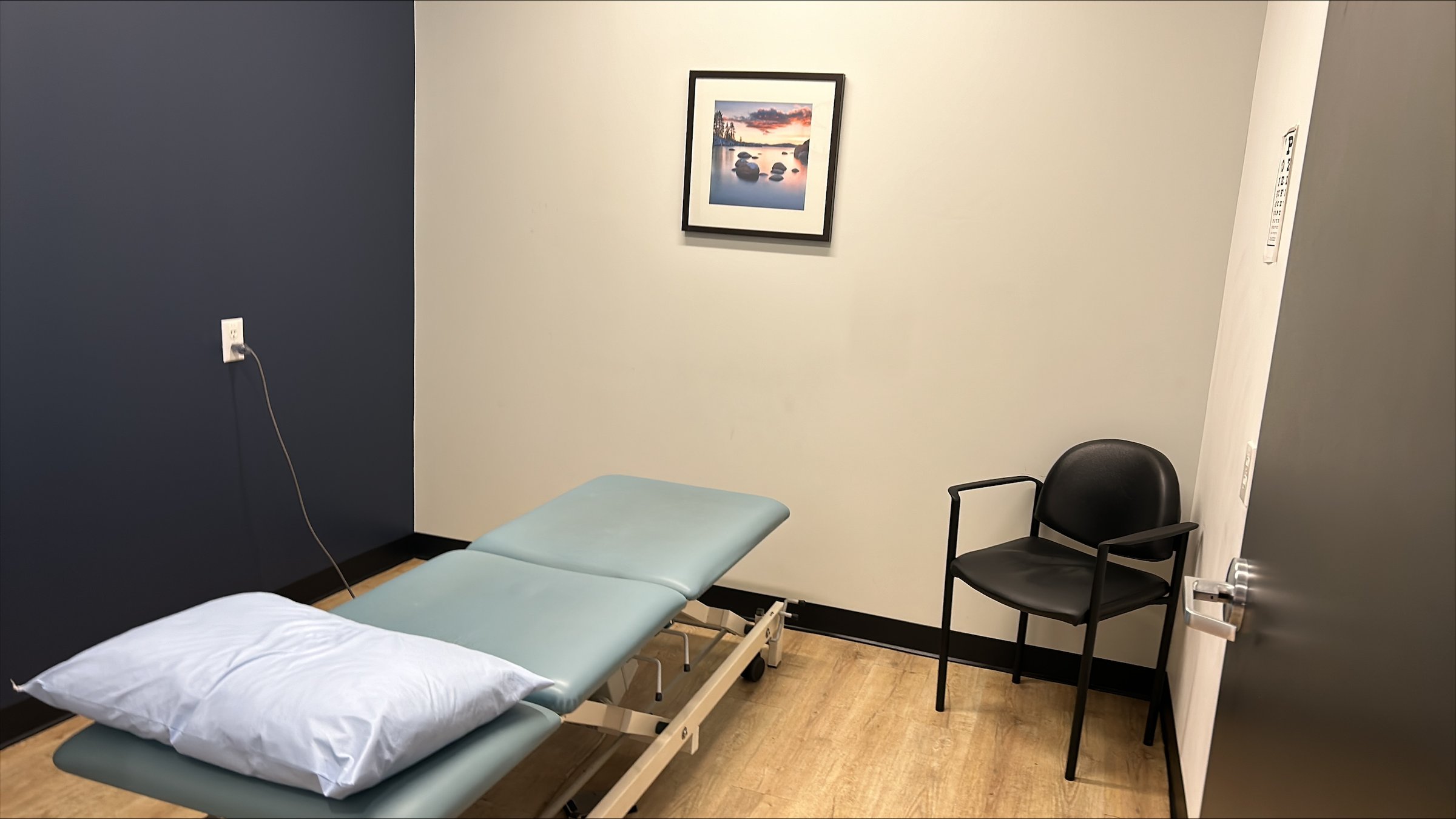 Treatment room at Perth clinic