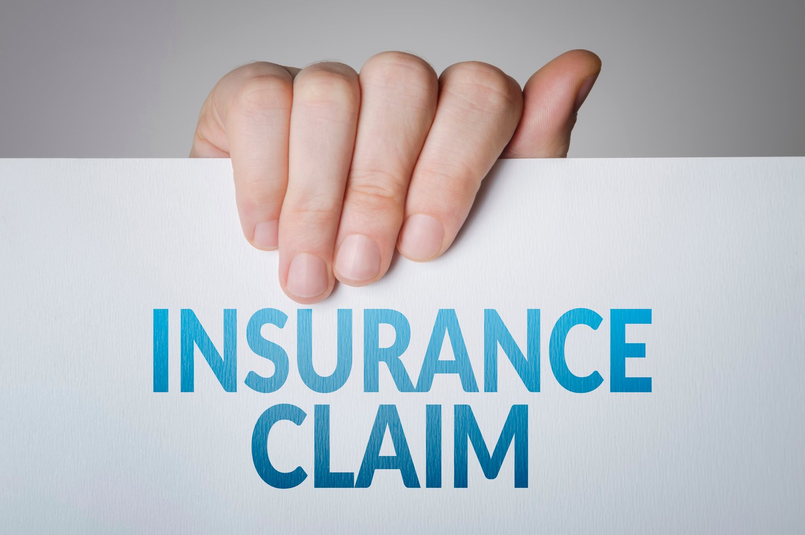 Insurance claim concept
