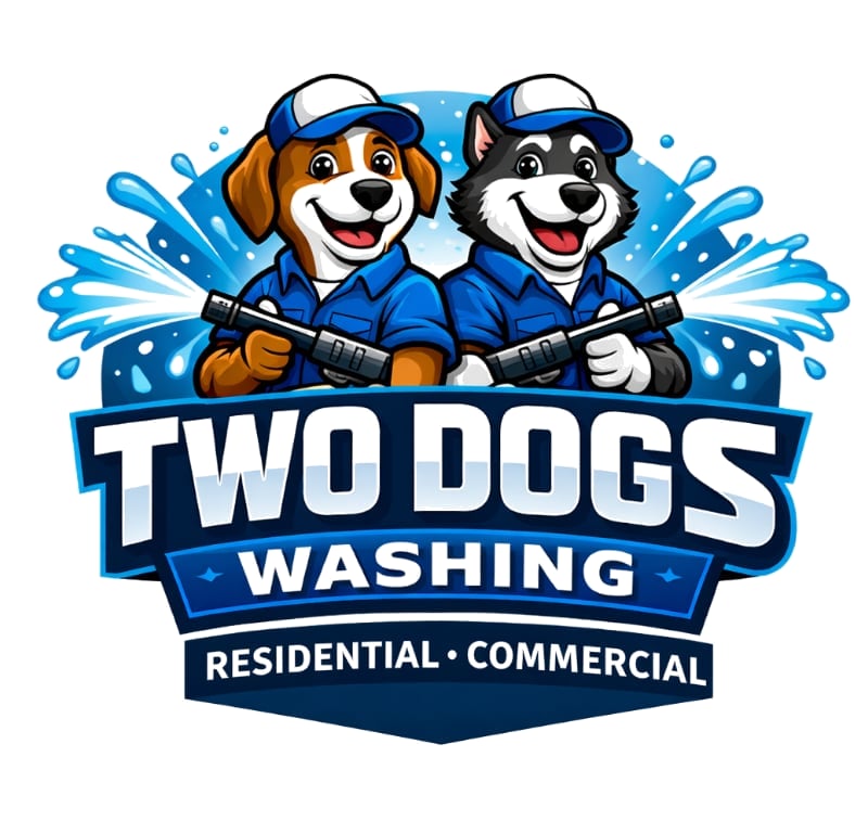 Two Dogs Washing Logo