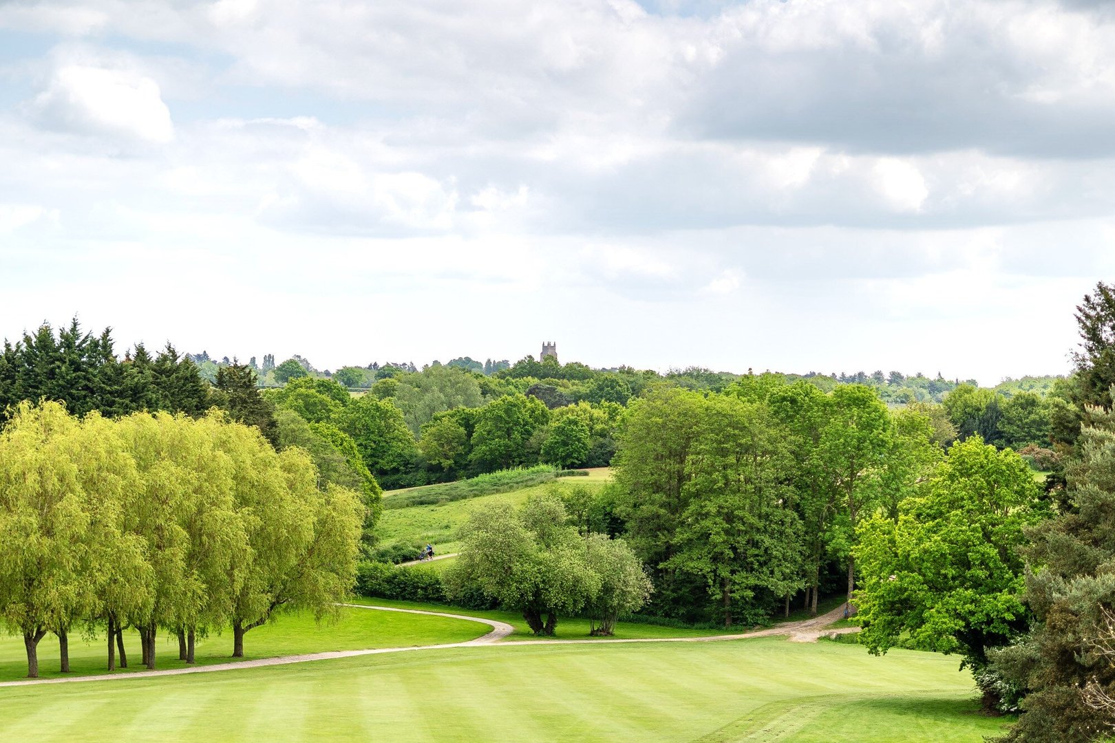 Stoke by Nayland aerial golf course view championship layout