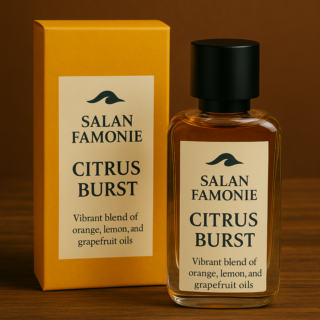 Citrus Burst Perfume Display