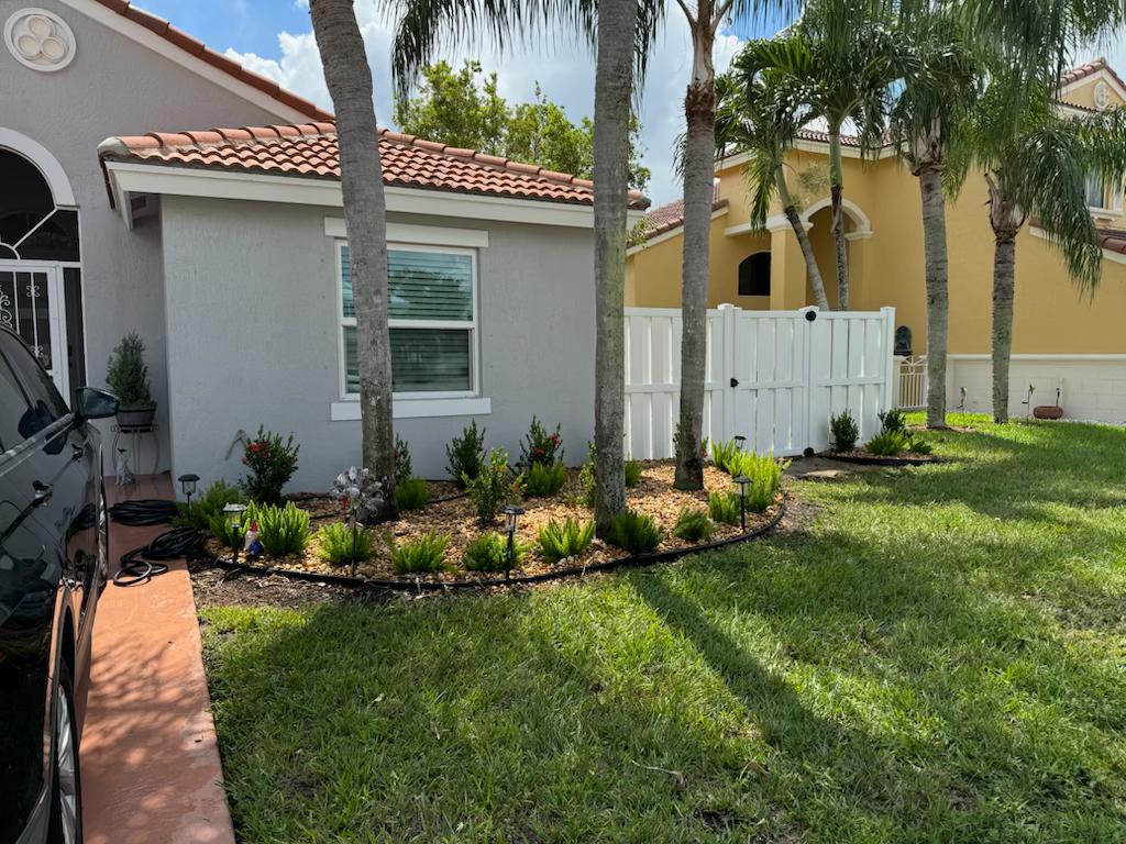 Comprehensive landscape transformation showcasing before and after results of professional landscaping services