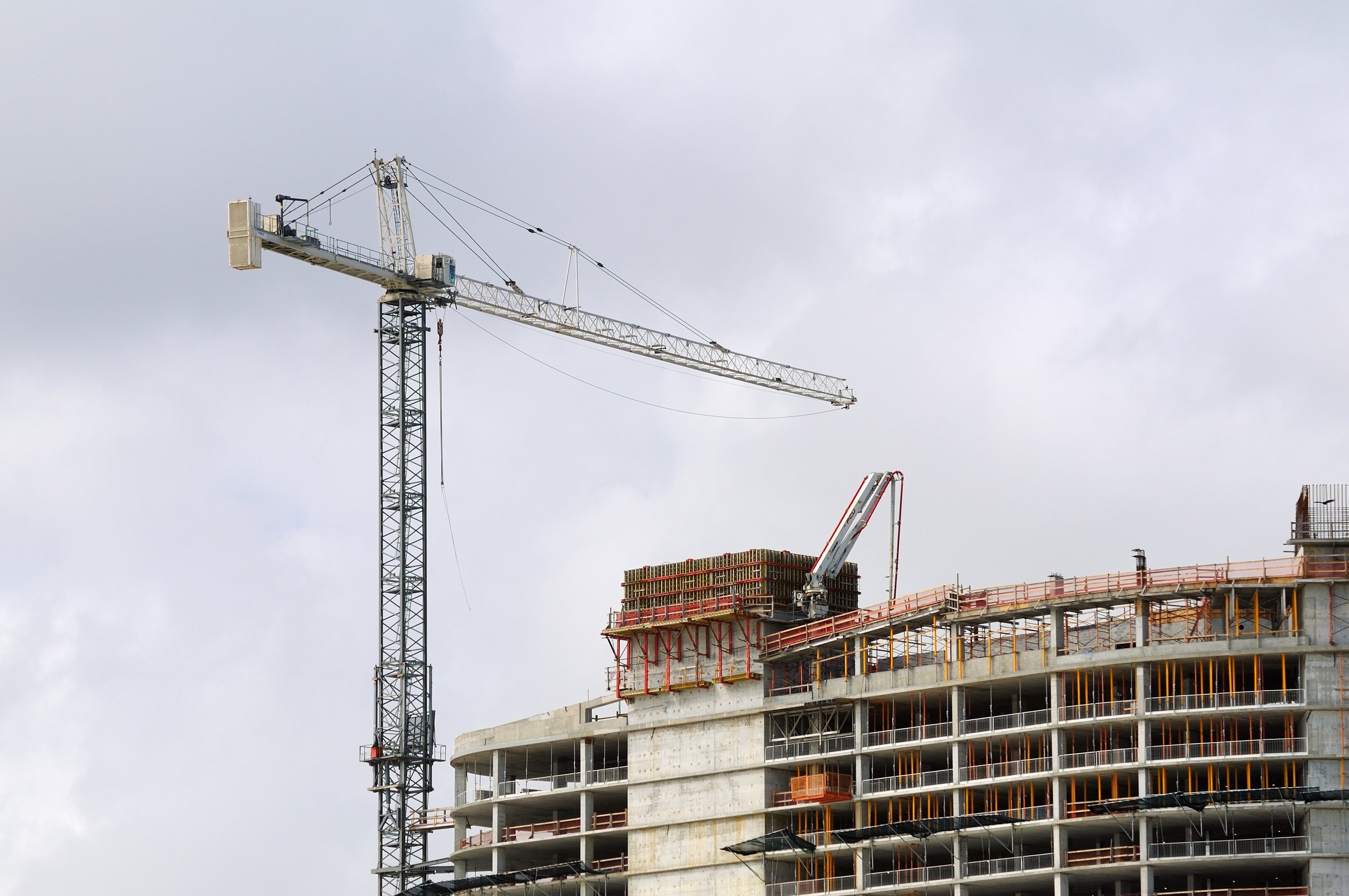 Concrete pump operations