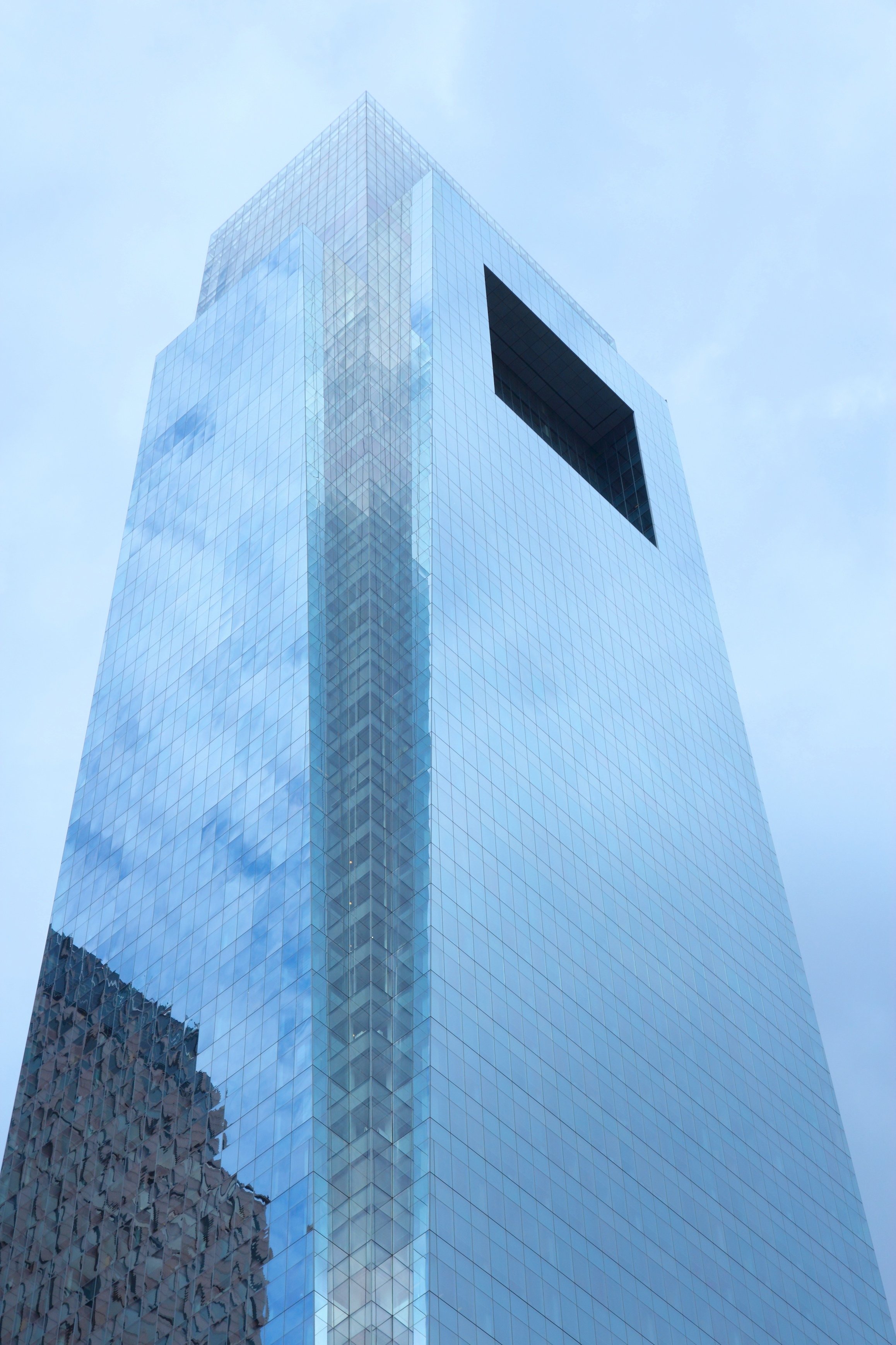 Philadelphia, United States - June 11, 2013: Comcast Center building on June 11, 2013 in Philadelphia. As of 2012 the 297m tall skyscraper is the tallest building in Philadelphia and 15th tallest in the US.