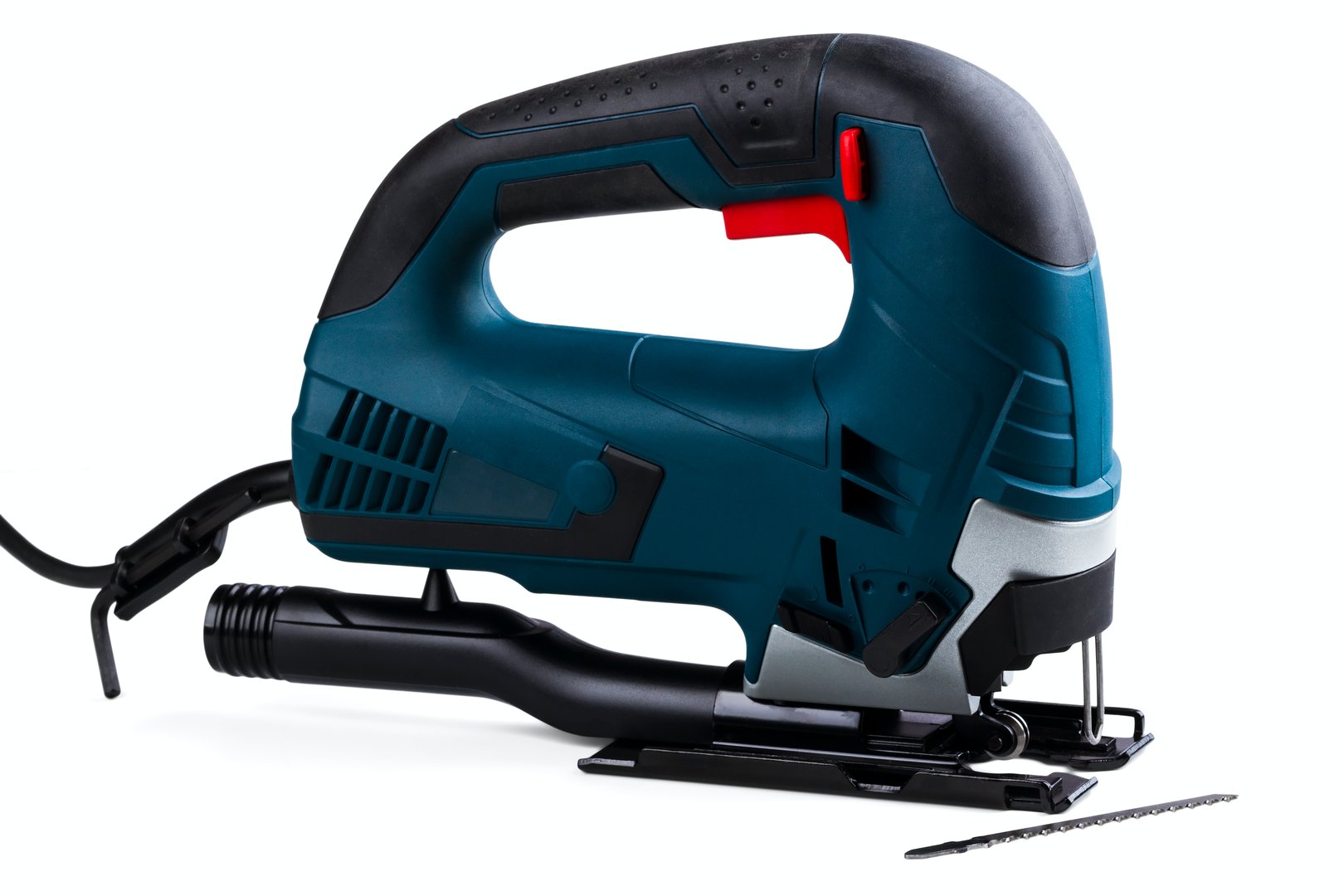 electrical jig saw isolated on a white background