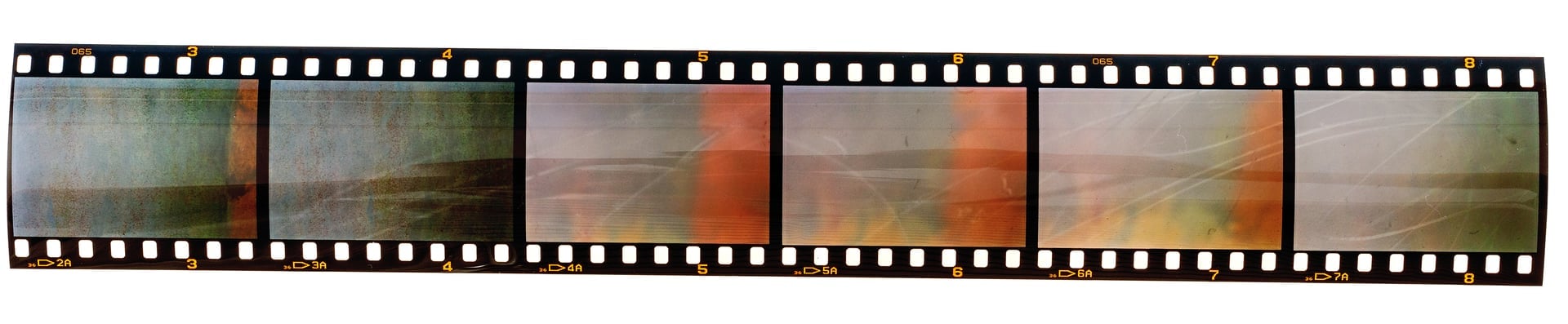 35mm film strip or film material type 135