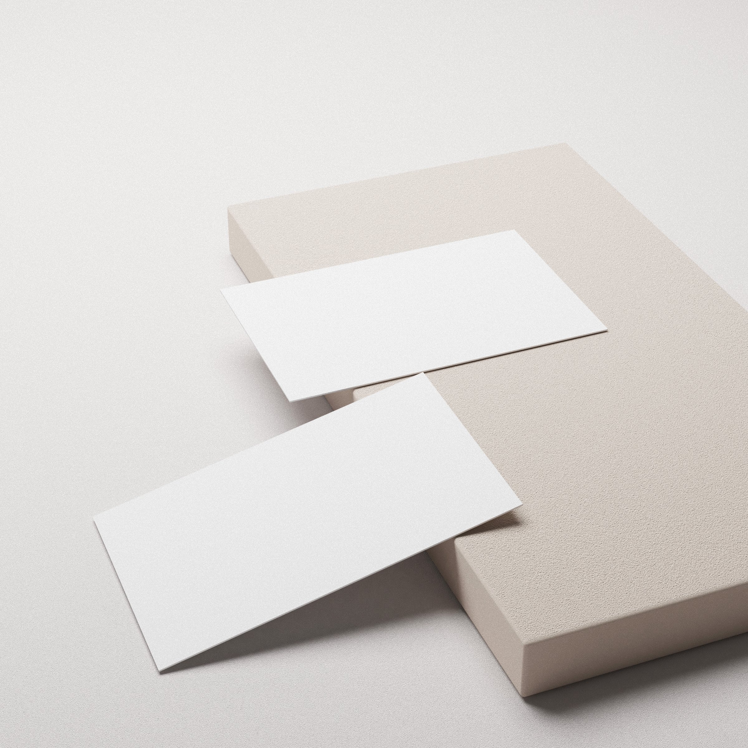 Business card template for mock up and design presentation