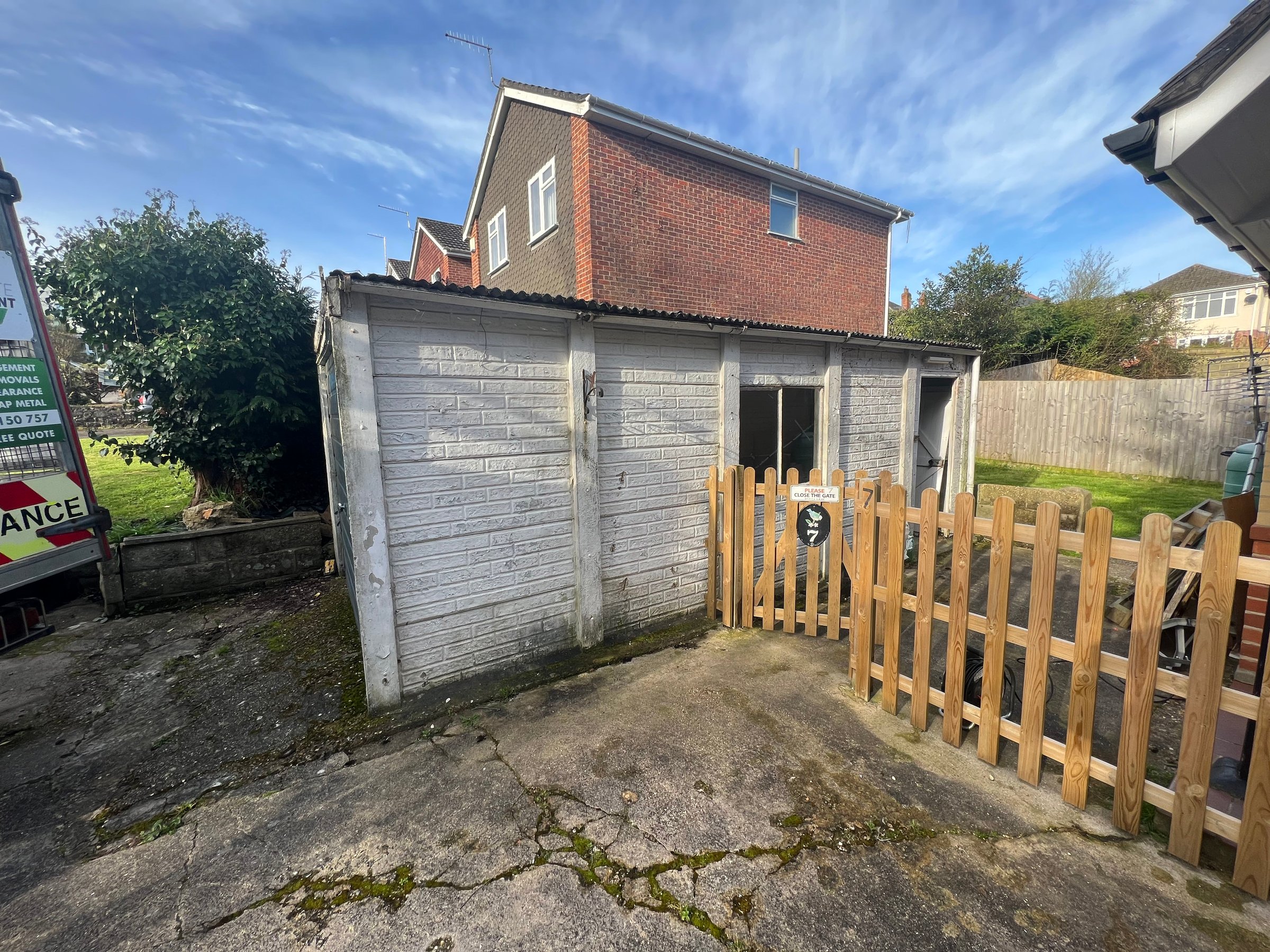 Garage demolition project