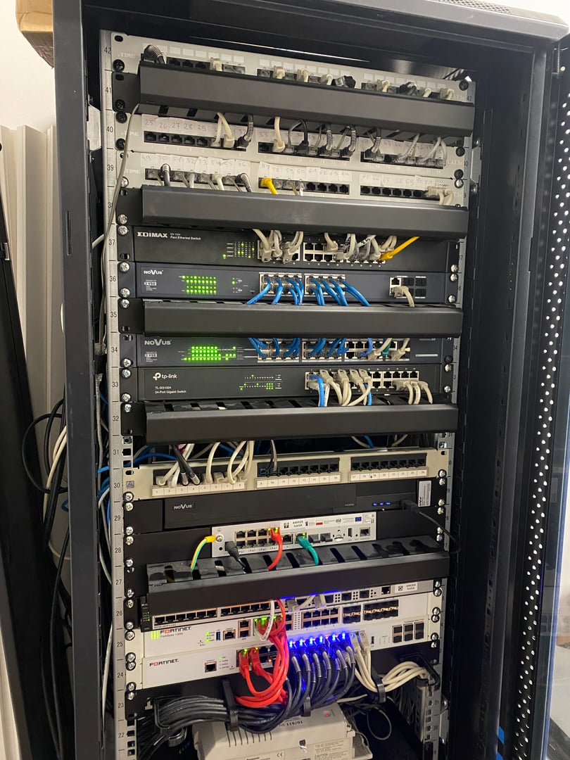 Modern network infrastructure after implementation