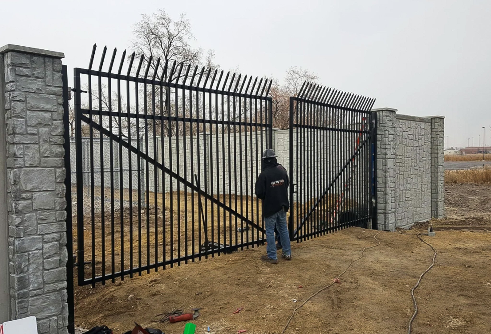 Decorative fencing project