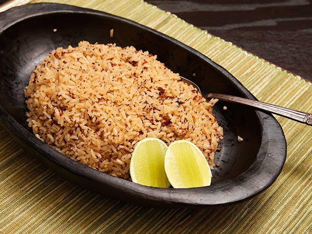 Arroz con coco Colombian coconut rice traditional dish