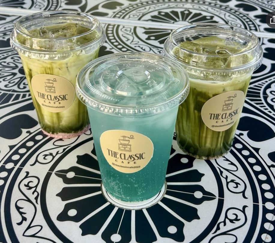 Three drinks at The Classic Cafe