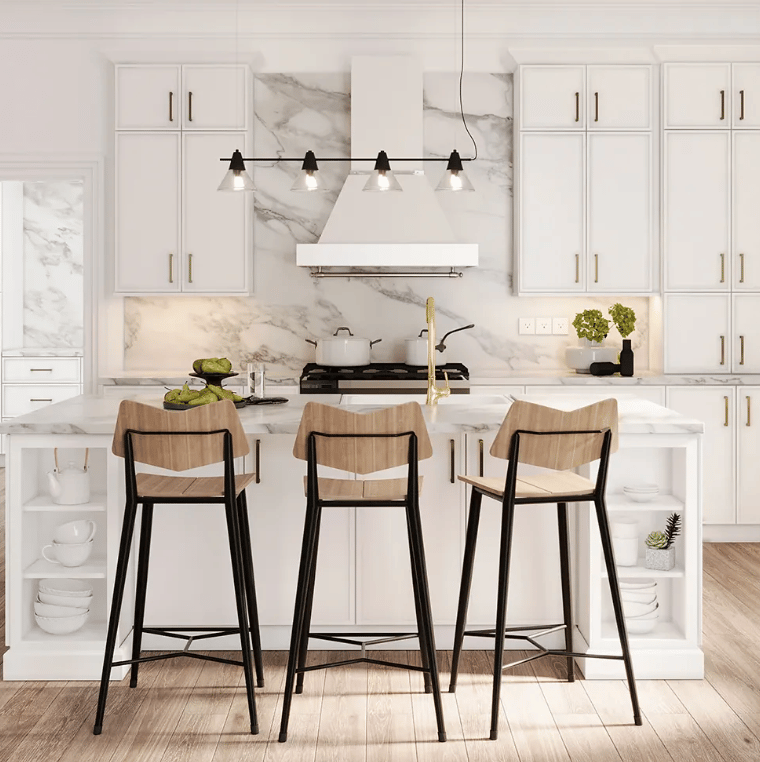 Sedona Nano White kitchen cabinet