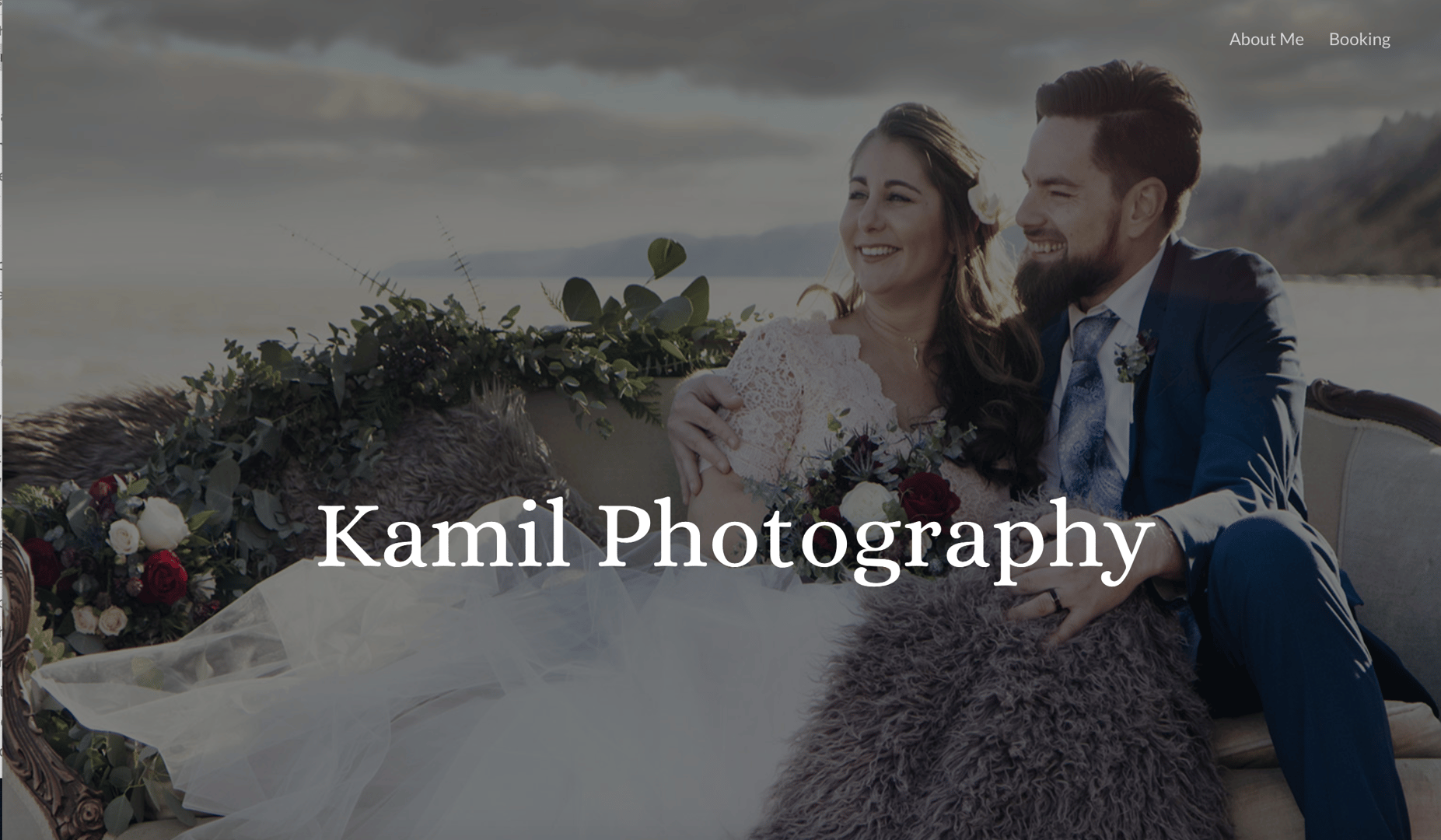 Photographer portfolio website