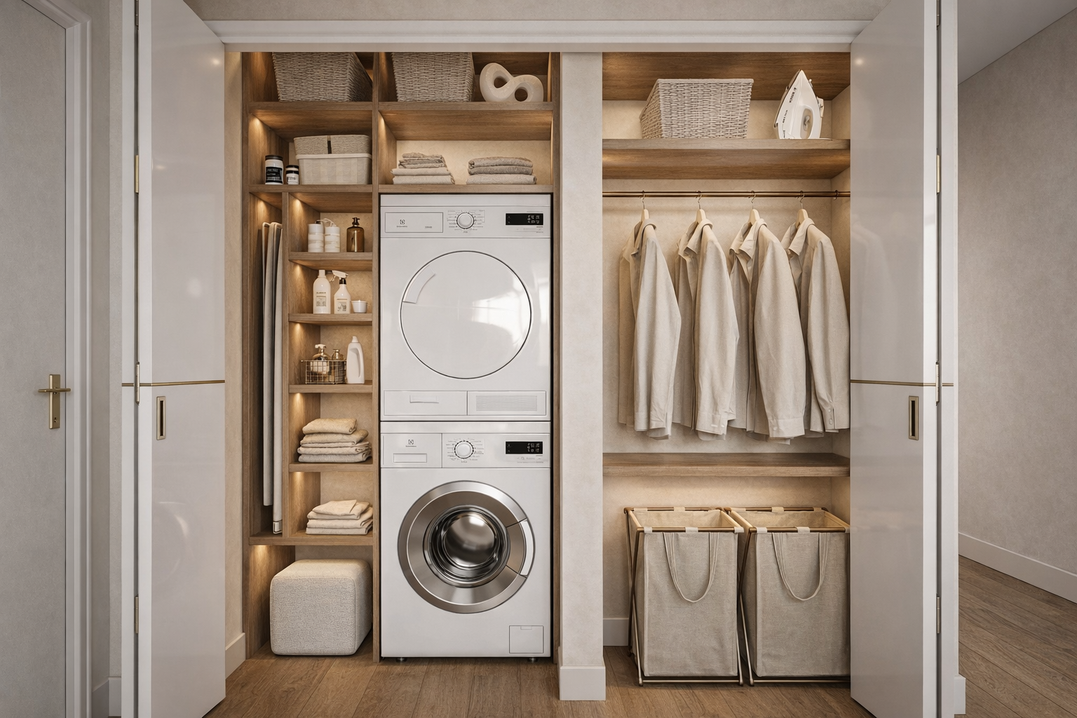 Type C laundry closet