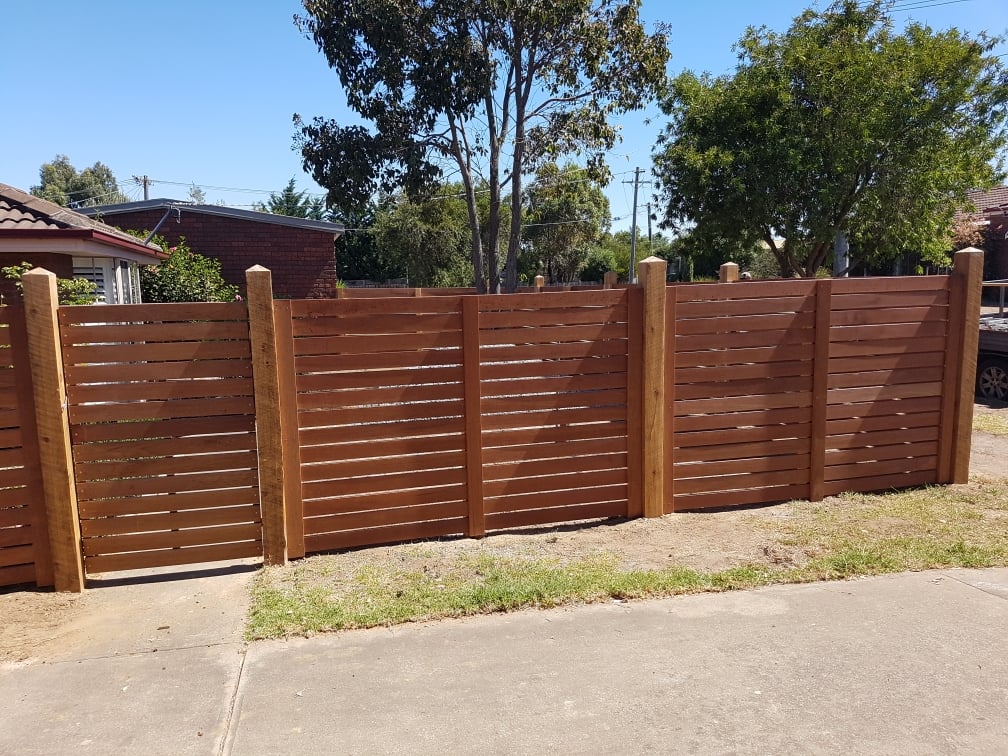 New fence installation project