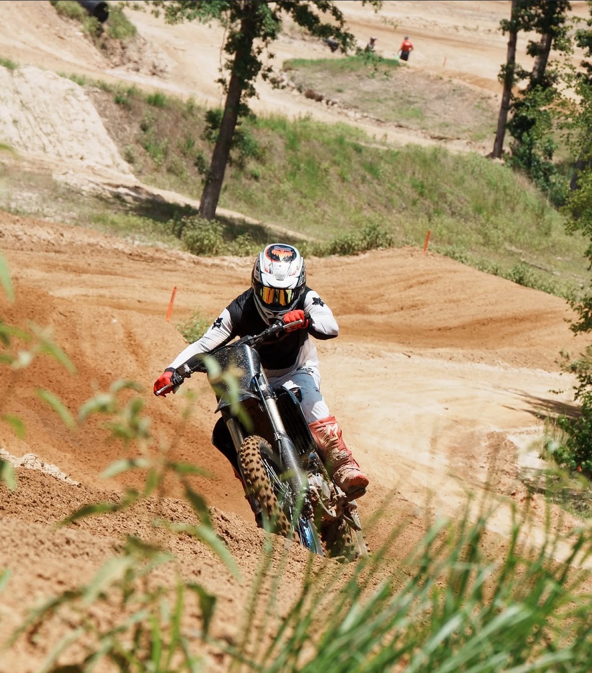 Black Gold Dirt Bike Track action
