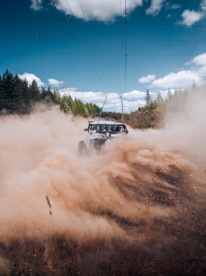 Seattle, WA, USA
August 2, 2024
Canam X3 Maverick RR driving on a dirt road