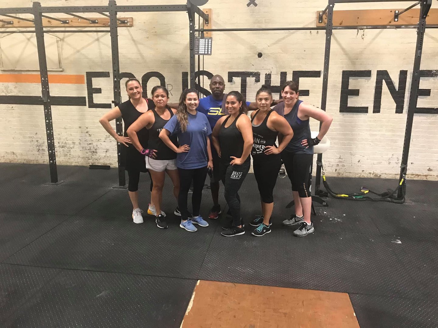 Fitness training session