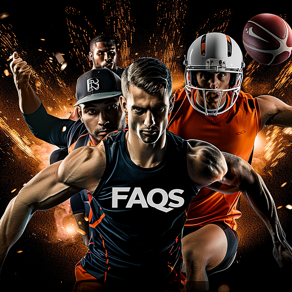 Book cover with flying FAQs on black background