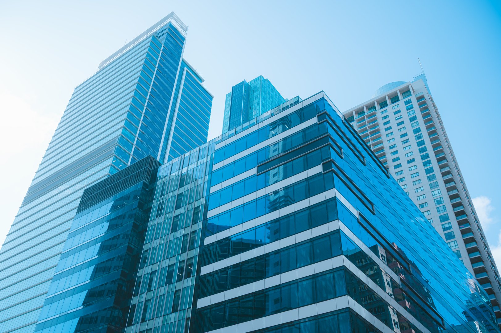 Building Business skyscrapers in the Financial District Sydney Australia