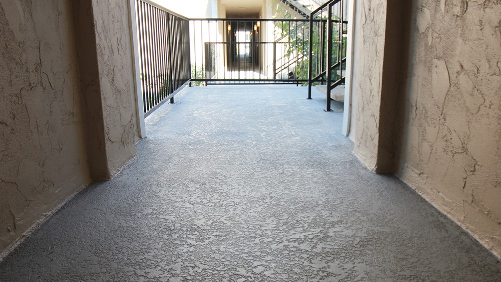 Concrete coating project