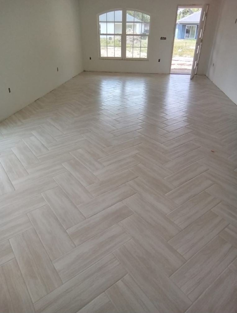 Premium tile installation project