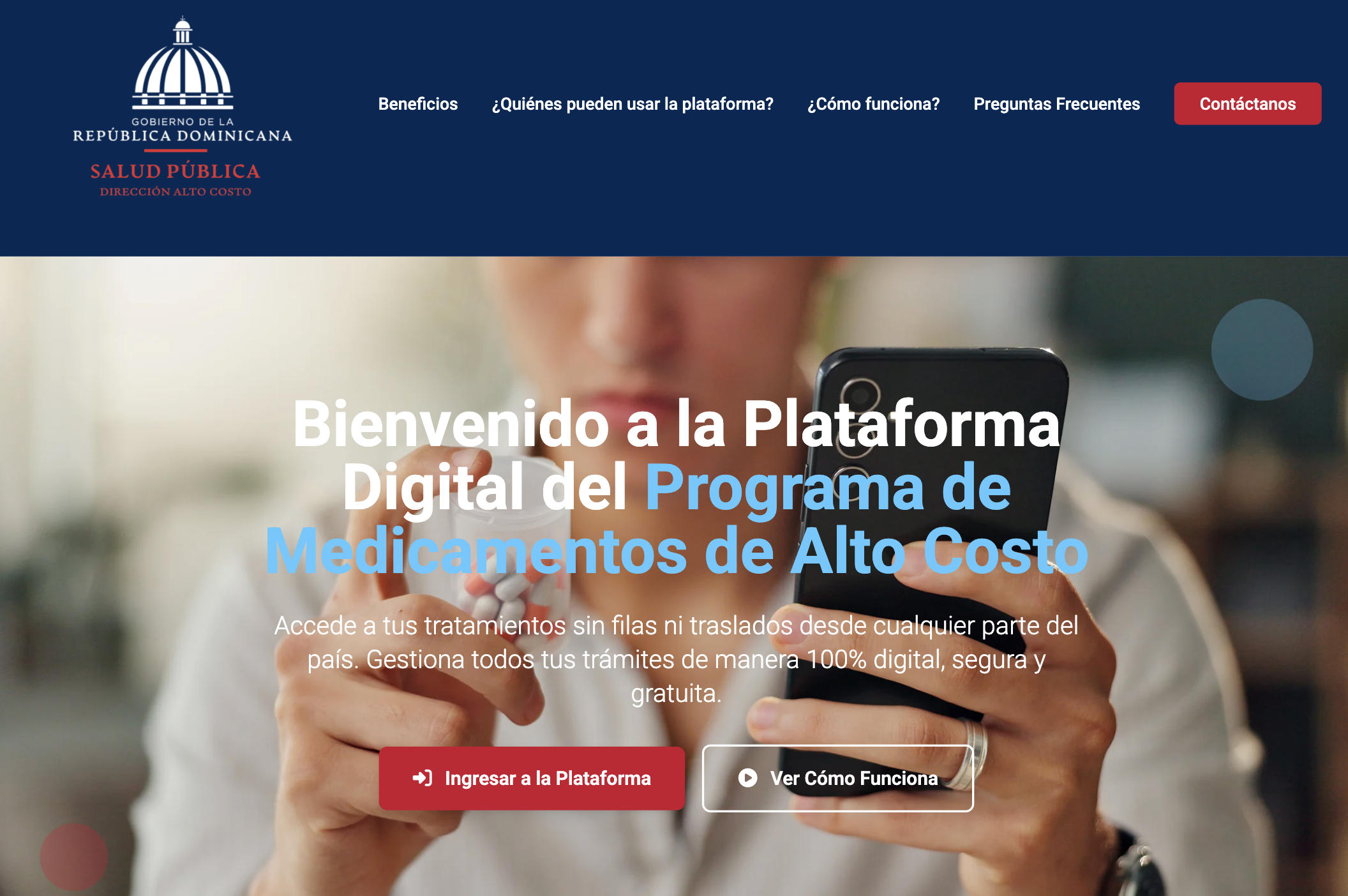 Social Plan Government Website - Homepage