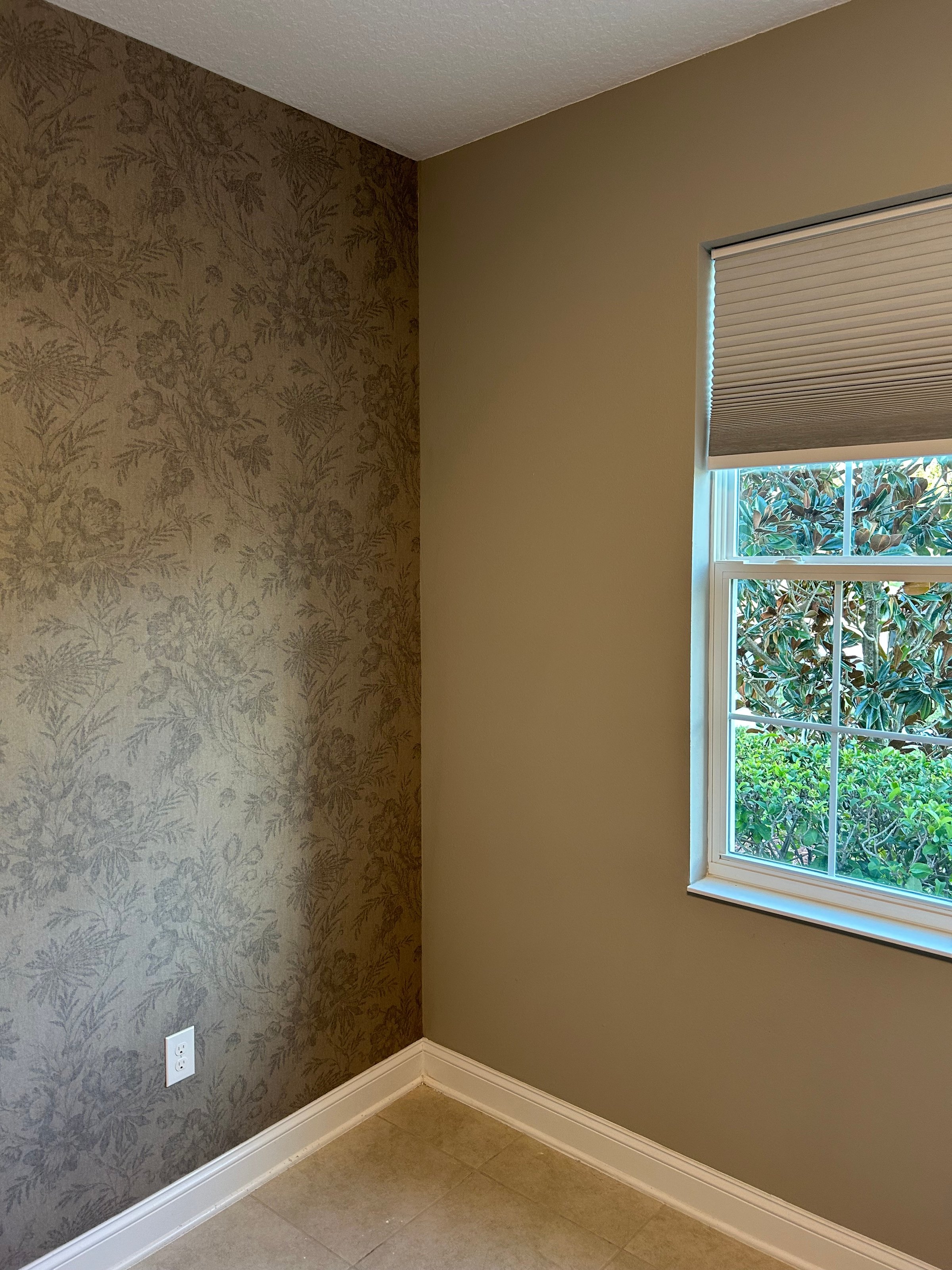 Wallpaper installation project