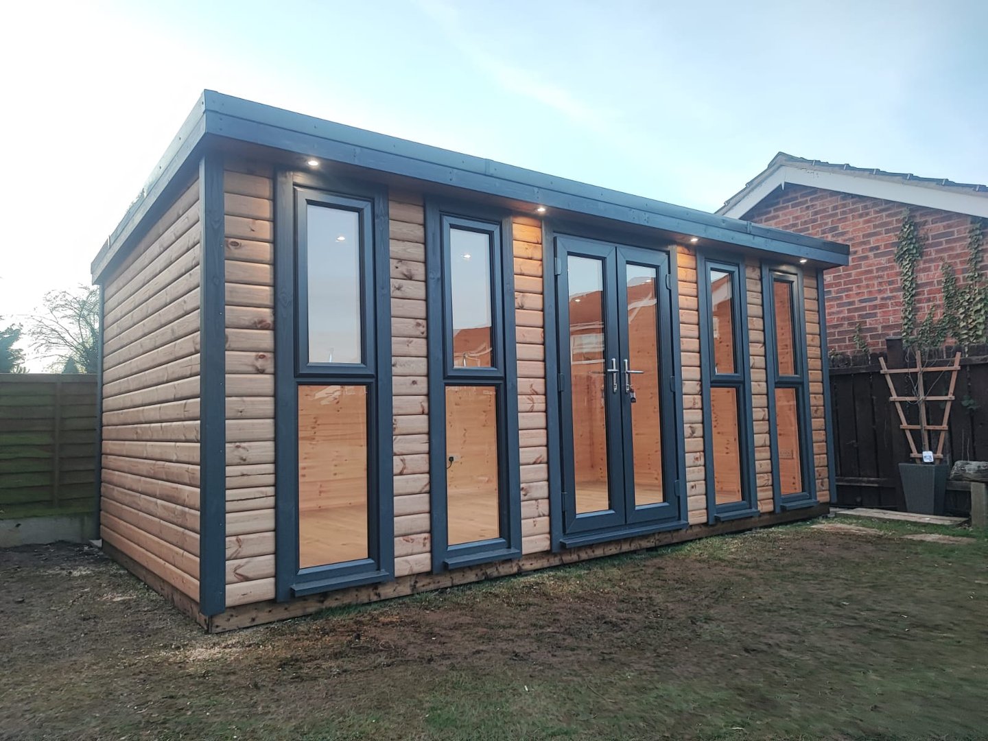Insulated garden room completed project