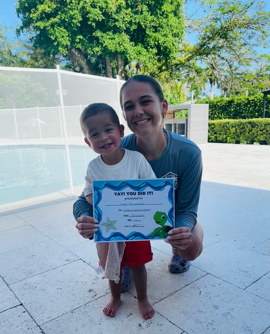 Swim Pro of Miami graduate swimmer