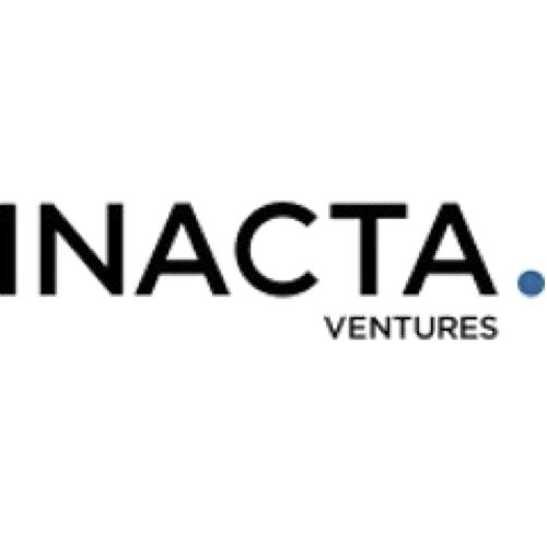 INACTA Ventures logo with bold black text and a small blue dot next to INACTA.