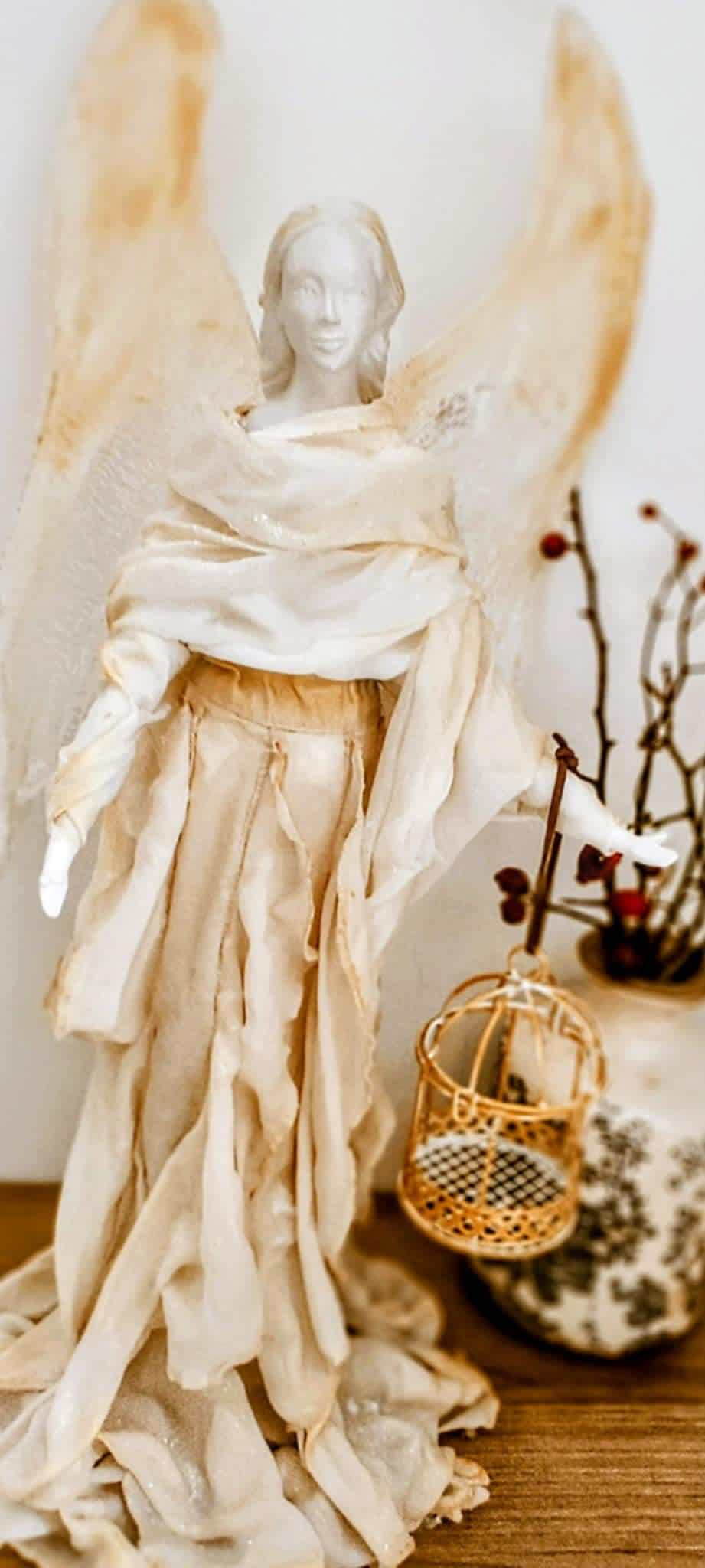 Ręcznie robiony anioł