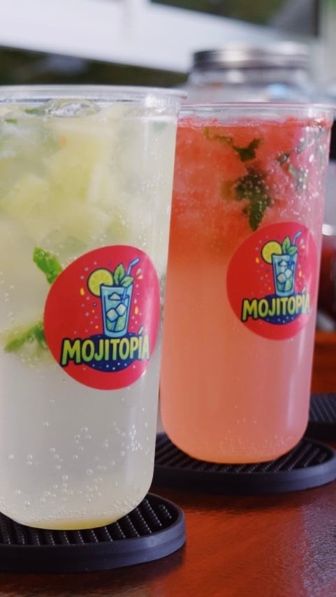Barra móvil de mojitos para eventos