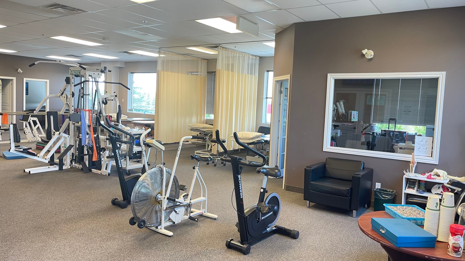 Gym area at Rockland clinic