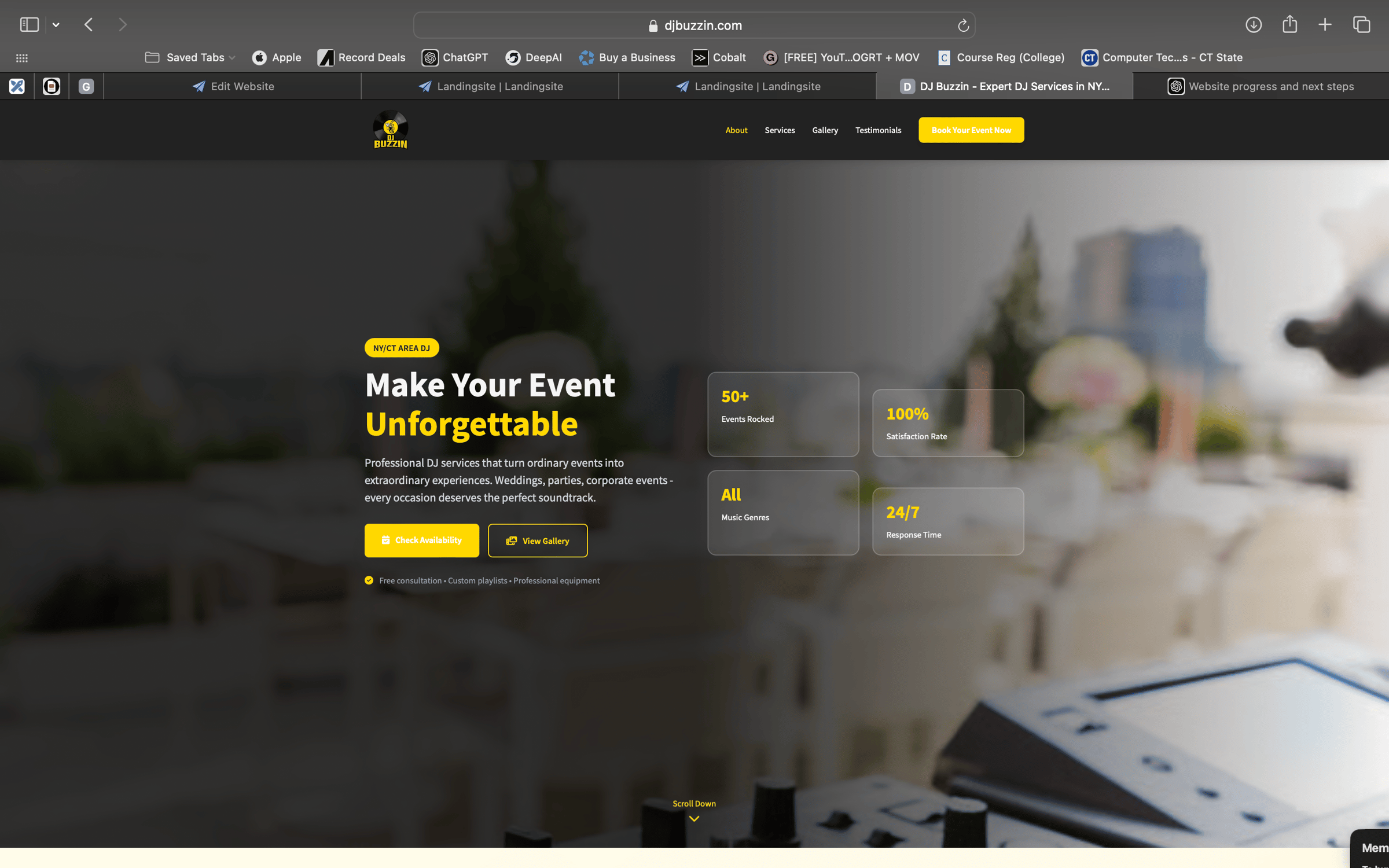 DJ Booking project image