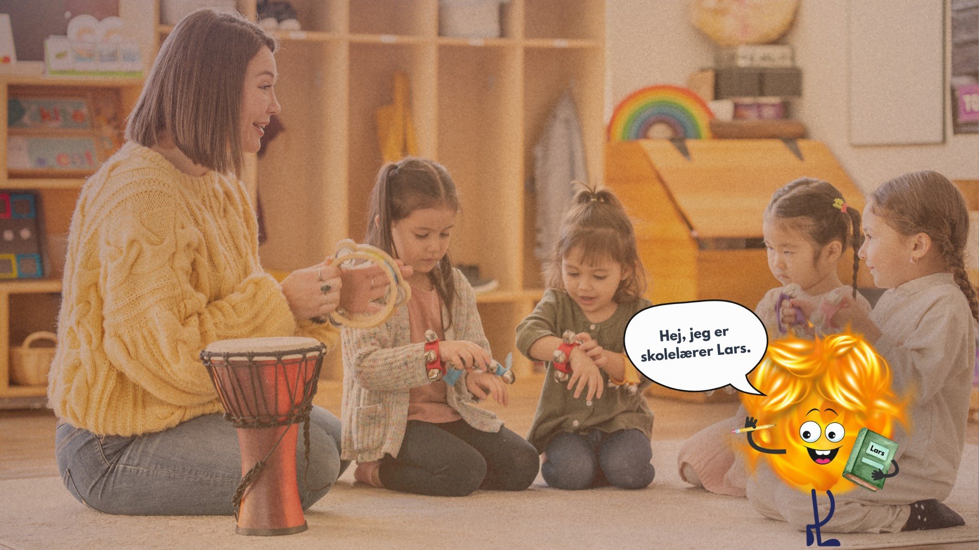 Fagperson med følelseskort