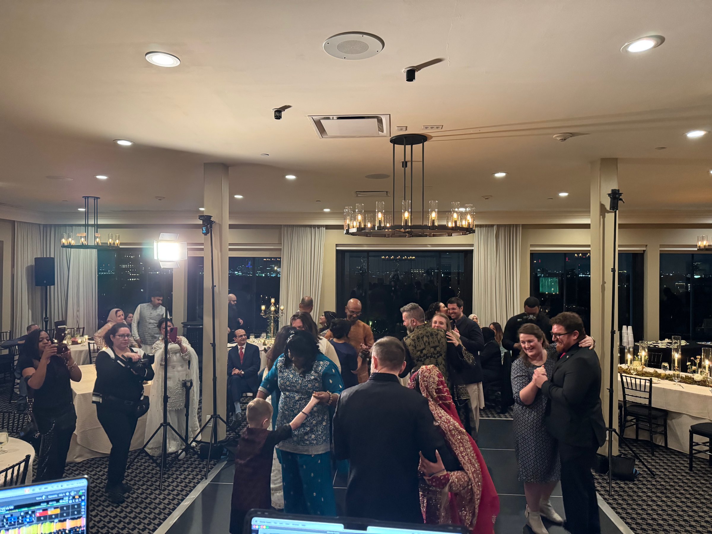 Derek and Dua's unforgettable wedding reception moments