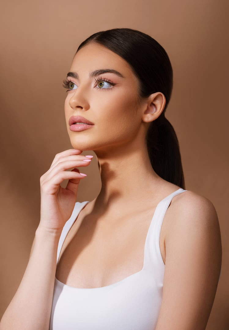 Portrait of a beautiful woman, beauty portrait.
