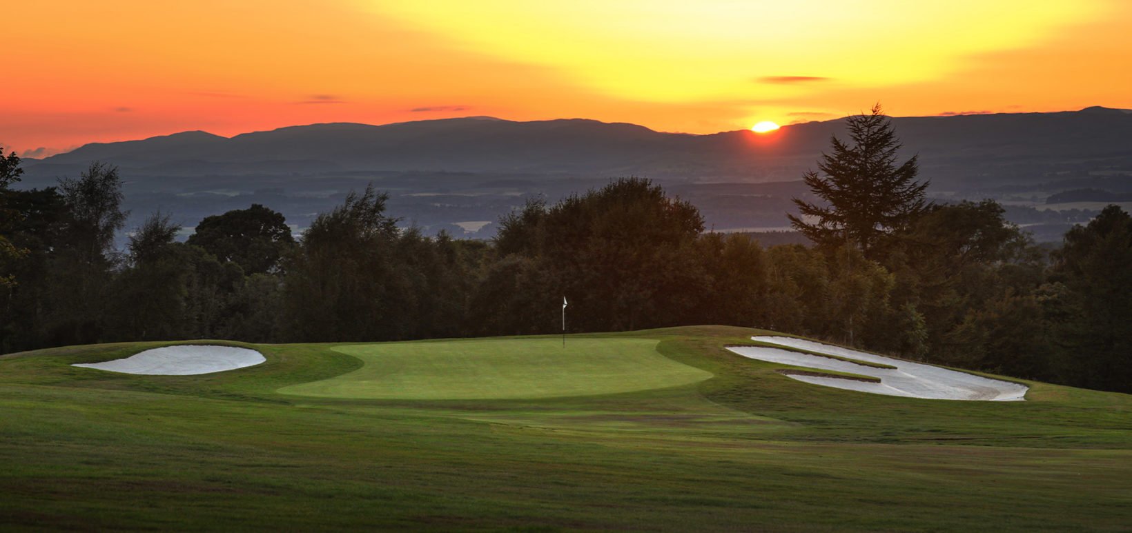 Murrayshall 16th Hole at Sunset