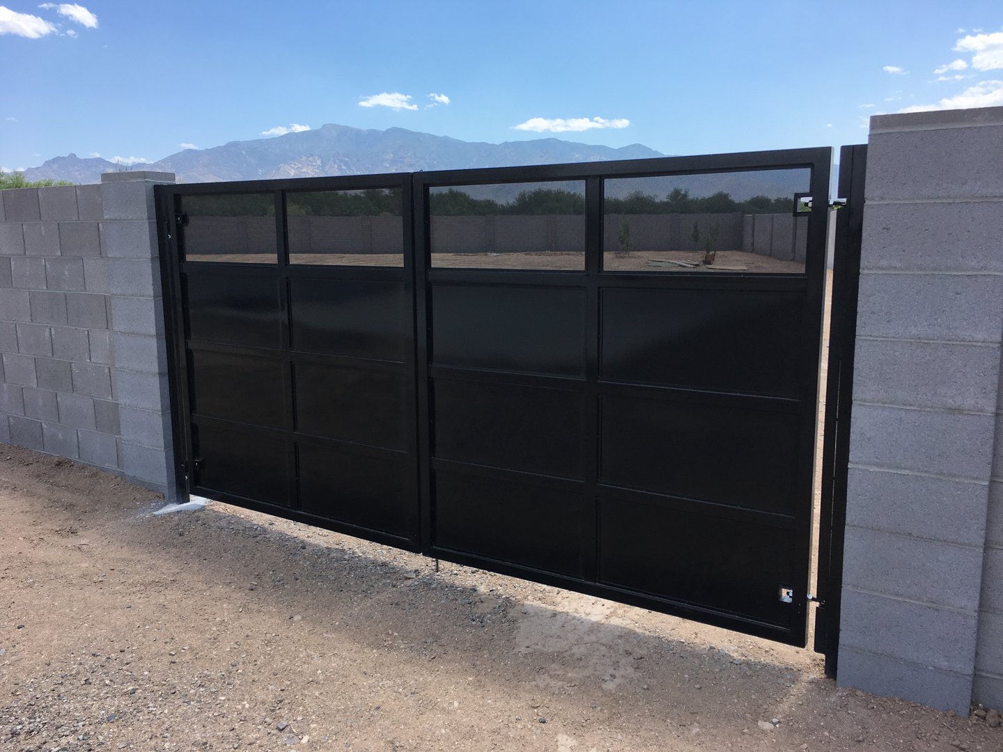 Custom gate entry
